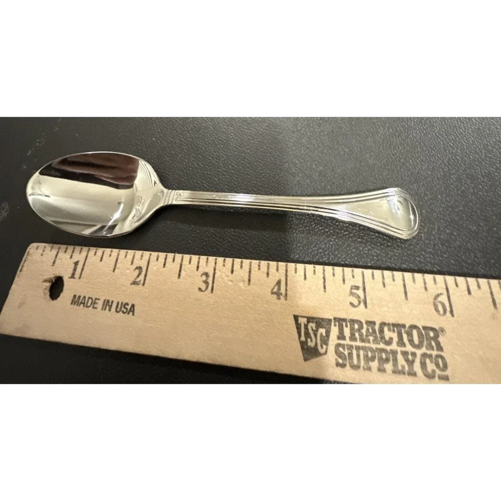 Pfaltzgraff Sturbridge 3 Teaspoons 1 Sugar Spoon Stainless Steel Flatware‎